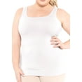 thumbnail image 4 of Stretch Is Comfort Women's and Plus Size Oh so Soft Long Length Base Layer Tank Top | 3 Pack | Adult Small- 5x, 4 of 6