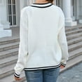 thumbnail image 4 of BLVB Women's Casual Open Front Cardigans Long Sleeve Button Down Soft Knit Sweater Jackets Coat Fall Clothes, 4 of 9