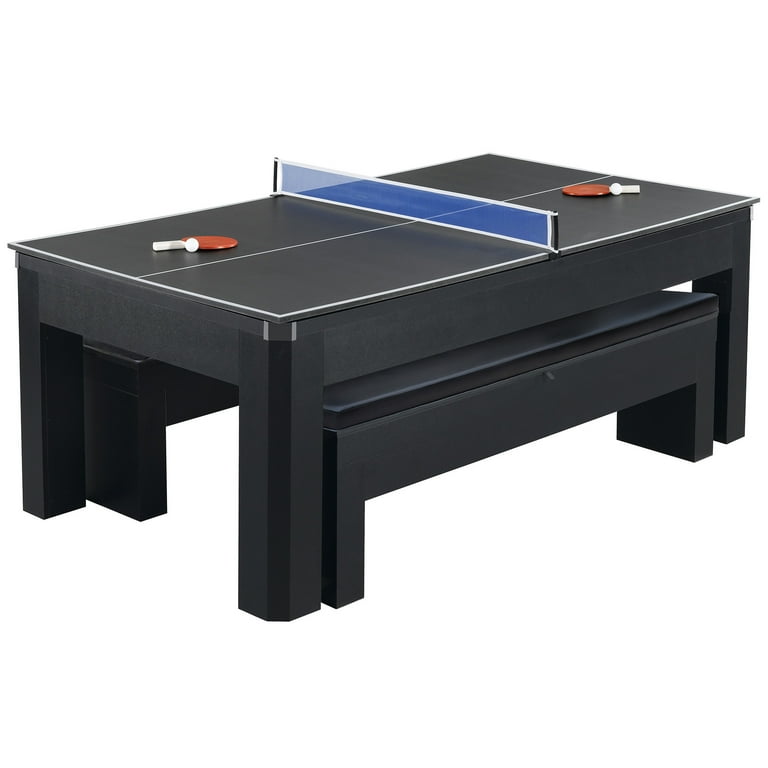 Pool table with sale ping pong top