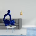 thumbnail image 2 of Figura de pensador abstracto,Estatua de pensador abstracto,decoración para el hogar,Figura humana decorativa para oficina,coleccionable,Escultura de tortuga marina,Estatua de calabaza de, 2 of 8