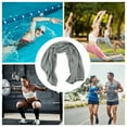 thumbnail image 4 of Unique Bargains 1 Pc Sports Towel Fast Drying Gym Towel Gray, 4 of 5