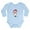 Sky Blue, variant on CafePress - Santa Brittany Long Sleeve Infant Bodysuit - Long Sleeve Cotton Baby Bodysuit