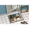 thumbnail image 6 of Carolines Treasures DAC2651MAT 0.15 x 18 x 27 in. English Foxhound Cozy Christmas Doormat, 6 of 6