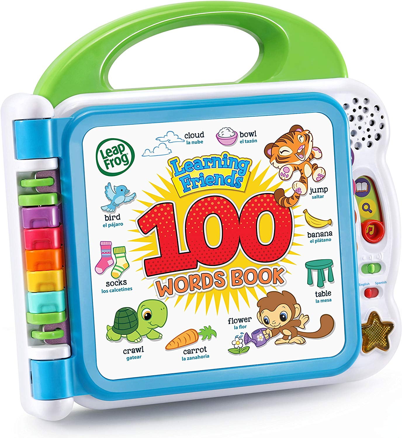 LeapFrog Free Packaging Green Learning Friends 100 Words Book Frustration 