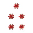 thumbnail image 3 of Matsuzay Flor de Navidad Decoración Artificial Hotel Ventana Adornos Regalos Type5 NO5, 3 of 6