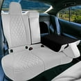 thumbnail image 5 of For Toyota Corolla 2020-2024 FH Group Custom Fit Neoprene Car Seat Covers Waterproof Solid Gray - Rear Seat, 5 of 5