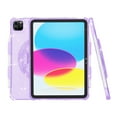 thumbnail image 3 of Dteck for iPad Air 5th/4th (10.9”, 2022/2020), iPad Pro 11 2022/2021/2020/2018 Case, Shockproof 360 Rotating Stand Hand Strap Pencil Holder Kids Case for iPad Air 5/4,iPad Pro 11",Purple, 3 of 5