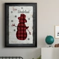 thumbnail image 5 of Checkered Snowman II Premium Framed Print - Ready to Hang, 5 of 9