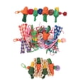 thumbnail image 1 of Juguetes Para Triturar Pájaros, Juguetes Para Masticar Pájaros, Interesante Juego De 3 Piezas Para Jugar Para Agapornis Para Jaula, 1 of 7