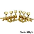 thumbnail image 4 of 6 Pcs de Chevilles de Guitare Verrouillables, Ratio 1:18 Résistant à l'Usure avec Vis pour Or 3L3R, 4 of 8