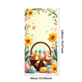 thumbnail image 3 of Easter Celebration Floral Egg Basket Backdrop Banner Spring Decorations Photography Props Party Supplies Event Decor Background, 3 of 8