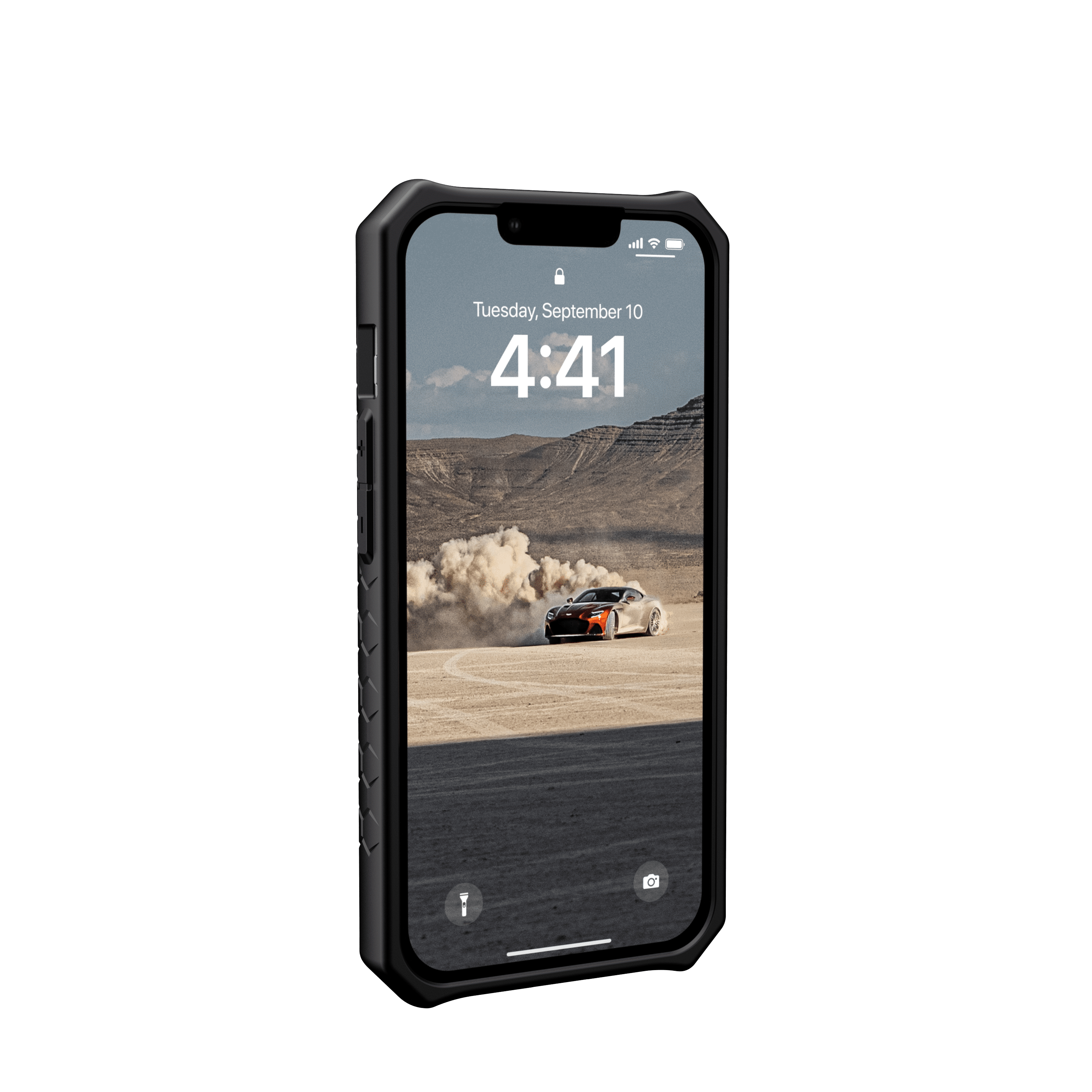 UAG iPhone 14 Case Carbon Fiber 6.1" Monarch Rugged Premium Protective Cover Lightweight Slim Shockproof Dropproof Compatible with Wireless Charging by URBAN ARMOR GEAR