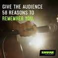 thumbnail image 4 of SM58-LC Dynamic Vocal Microphone – Professional Handheld Cardioid XLR Mic for Singing, Live Performance, Studio Recording, Podcast & Broadcast, Black, 4 of 5