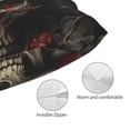 thumbnail image 3 of Sikiie Classical Rose Crown Skull Pillow Covers, Throw Pillow Case Cushion Covers,Cushion for Bedroom,Couch,Home-14"x20", 3 of 6