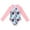A Pink, variant on YONGHS Little Big Girls Floral Palm Rash Guard Shirt Sun Protective Swimsuit Swimwear A Pink 6