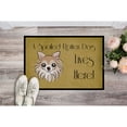 thumbnail image 2 of Carolines Treasures BB1499MAT Chihuahua Spoiled Dog Lives Here Indoor & Outdoor Mat- 18 x 27 in., 2 of 2