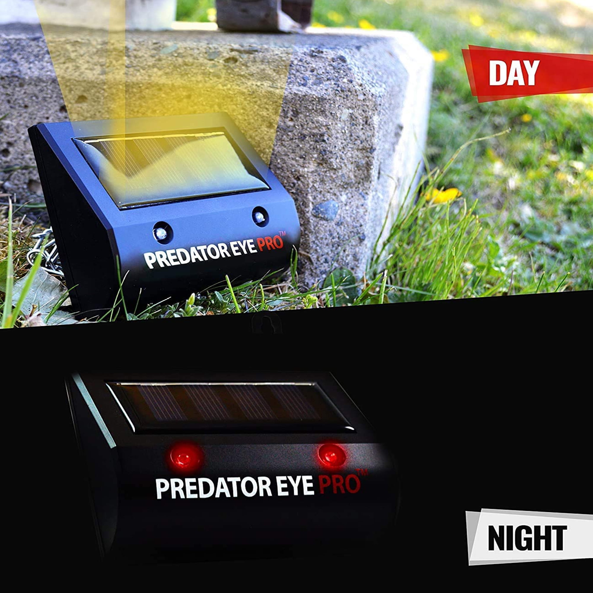 Aspectek Predator Eye PRO 4600 Sq Ft Deterrent 2 Pack