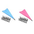 thumbnail image 4 of 14 PCS/Set Cake Decorating Tips Set Icing Piping Cake Decorating Tips Set Cream Pastry Bag 12 pcs Stainless Steel Nozzle Set DIY Cake Decorating Tools, 4 of 9