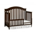 Evolur Convertible Crib Toddler Guard Rail, Espresso