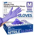 thumbnail image 1 of Guantes de examen de nitrilo Supmedic medianos de 3.5 mil, sin polvo, 1 of 6