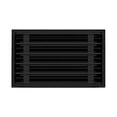 thumbnail image 2 of BUILDMART - 16x10 Modern AC Vent Cover - Decorative Black Aluminum Air Vent - Standard Linear Slot Diffuser - Heating and Cooling Register Grille for Ceiling, Walls & Floors - Texas Buildmart, 2 of 8