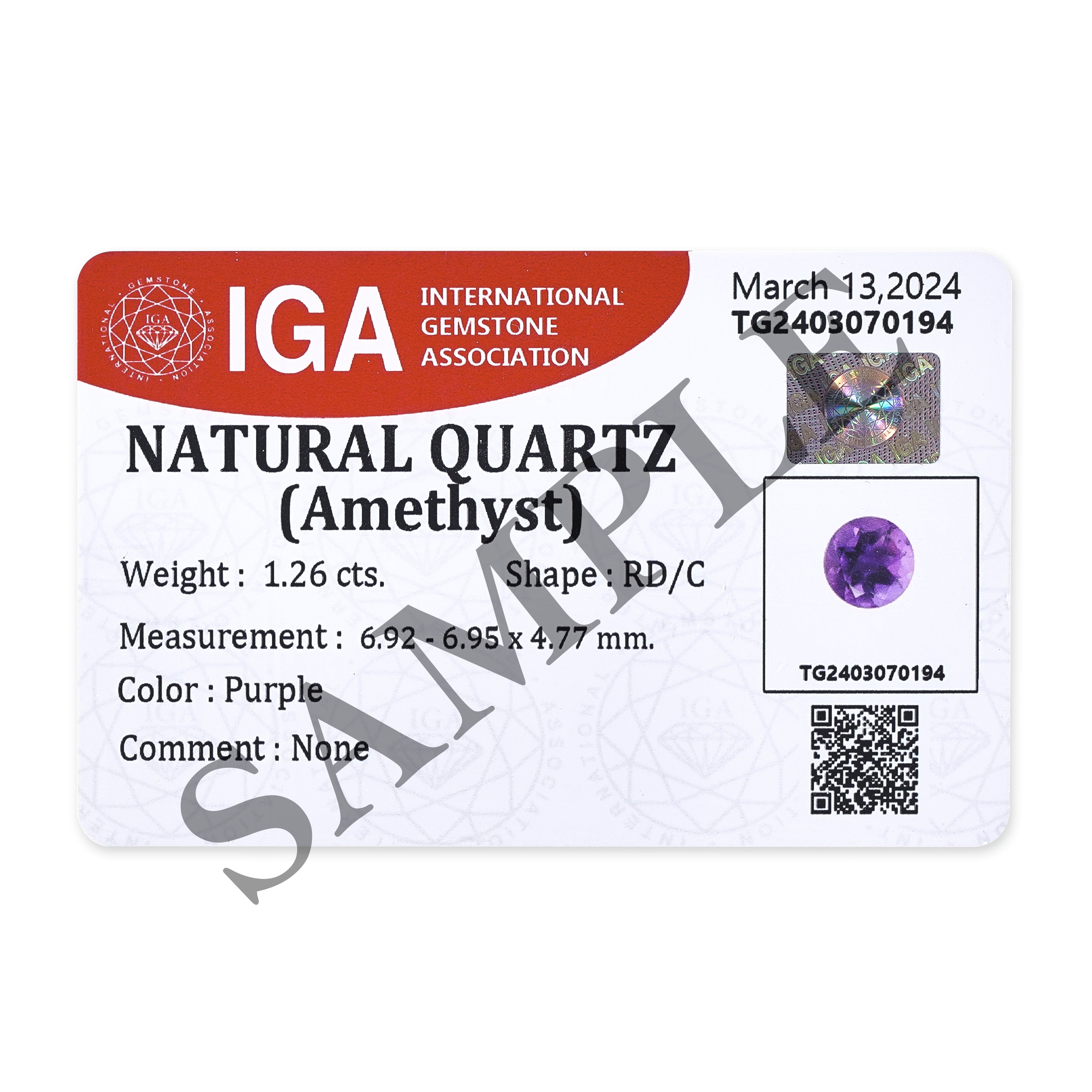 Certified Natural 2.25 Carat Amethyst Round Shape Brilliant Cut 9 mm Loose Gemstone February Birthstone