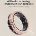 thumbnail image 3 of Smart Ring Health Tracker, Health Ring Magnetic Charging Ti Steel Rotatable Long Transmission Distance  for Exercise Monitoring Size 818.1mm ID,Size 918.9mm ID,Size 1019.8mm ID, 3 of 7