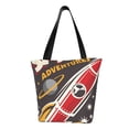 thumbnail image 2 of Kdxio Space Adventure Women Reusable Grocery Bags Foldable Ripstop,Reusable Shopping Bags for Shopping,Gym,Gift, 2 of 7