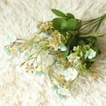 thumbnail image 3 of Travelwant 5 Bouquets Artificial Fake Flowers Daisies Bulk Bouquets for Decoration Outdoors Silk Faux Wild Multicolor Flowers with Stems for Outdoors Decoration Crafts Table Centerpieces, 3 of 3