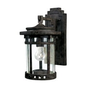 Maxim 3133 Santa Barbara 13" 1 Light Wall Sconce - Sienna / Seedy Glass