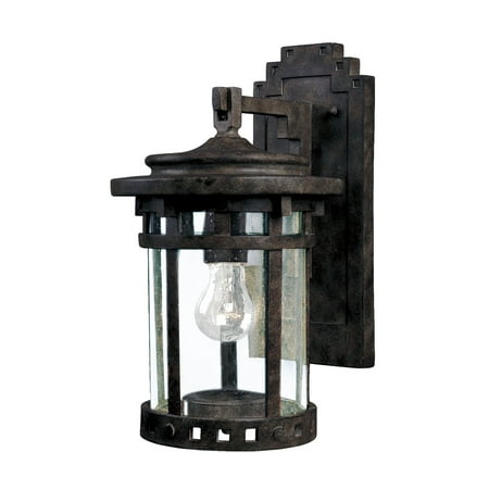 Maxim 3133 Santa Barbara 13" 1 Light Wall Sconce - Sienna / Seedy Glass