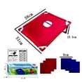 thumbnail image 4 of Portable Cornhole Board Set with 6 Bean Bags Corn Hole Toss Game Cornhole Games for Indoor and Outdoor Parties, Ideal for Teen, Adults, Camping Travel, Parties, Beach, Yard (Red), 4 of 9