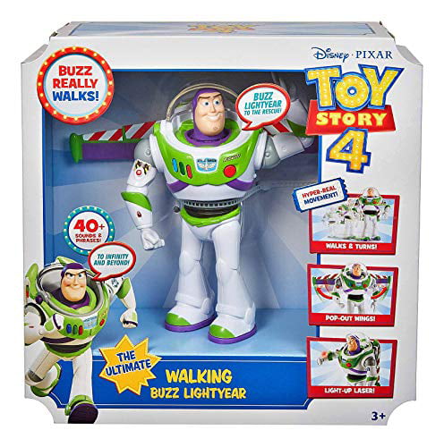 Disney Pixar Toy Story 4 Ultimate Walking Buzz Lightyear 7" Tall Figure Bnib 