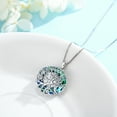thumbnail image 5 of Midir&Etain Tree of Life Necklace 925 Sterling Silver Sun and Moon Pendant Necklace Family Tree Women's Jewelry Gift Mother's Day Gift, 5 of 8
