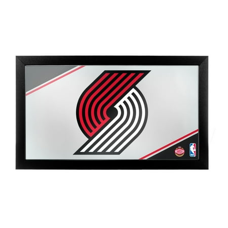 Portland Trail Blazers NBA Framed Logo Mirror