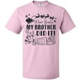 thumbnail image 3 of Inktastic Dear Santa, My Brother Did It Funny Christmas T-Shirt, 3 of 5