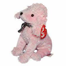 Ty Beanie Baby Brigitte The Pink Poodle Dog DOB April 20 2000 for sale online