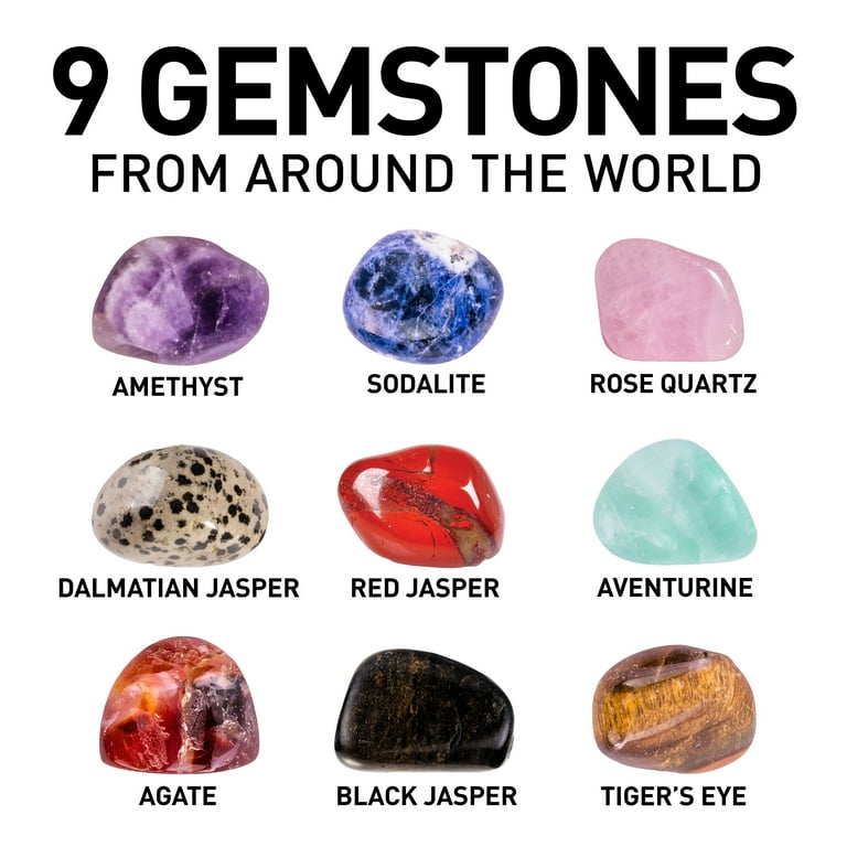 National Geographic Hobby Rock Tumbler – Easily Create Polished