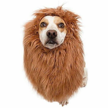 Lion Mane Costume and Big Dog Lion Mane Wig - Large Dog Costumes by Pet Krewe