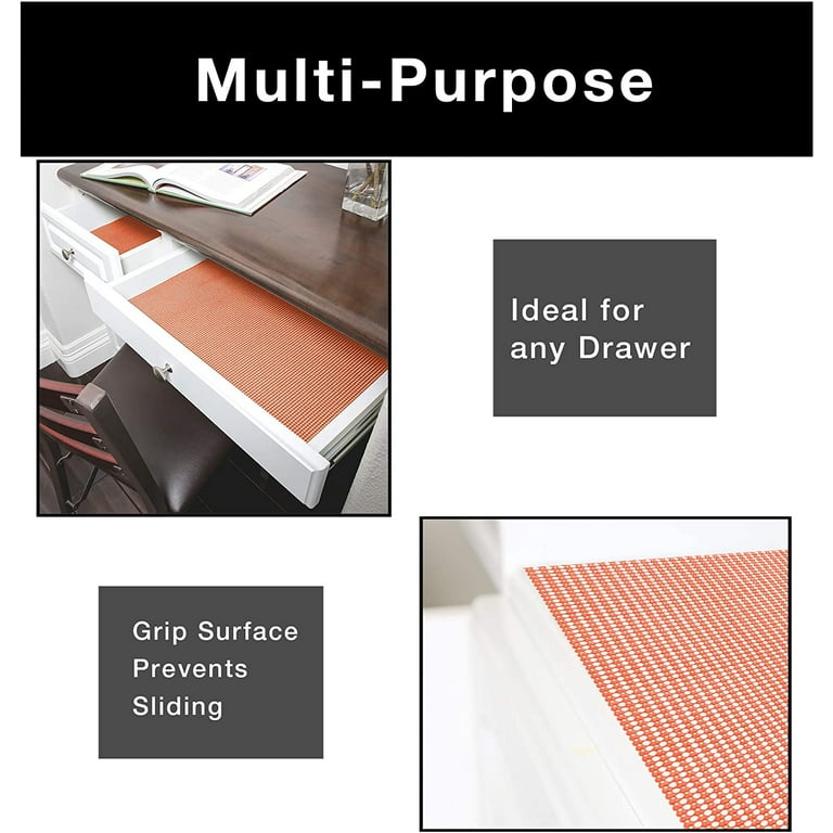 Smart Design Shelf Liner Premium Grip - 12 Inch x 20 Feet - Drawer