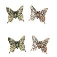 thumbnail image 2 of 4pcs Metal Knobs Durable Butterfly Shape Alloy Practical Drawer Knobs Door Handle for Kitchen Cabinet Furniture, 2 of 6