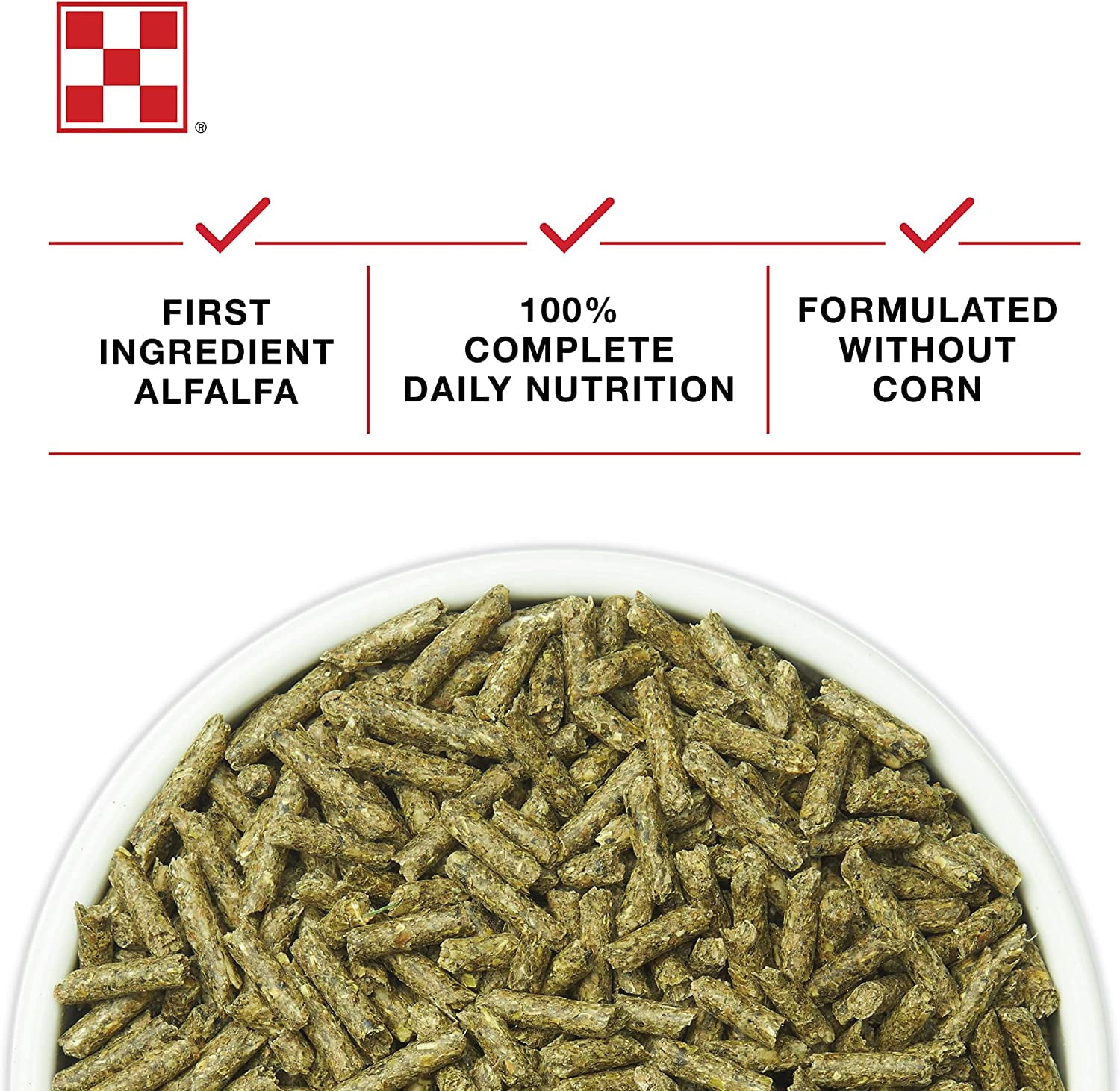 Purina Show Rabbit Feed, Feed for Show Rabbits, 50 lbs