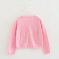thumbnail image 5 of GigrtiJin Girls Fall Long Sleeves Cardigan Sweater Coats Infant Baby Kid Party Casual Solid Color Cover up Tops, 5 of 8