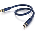 thumbnail image 3 of C2G 3ft Velocity S-Video Cable - mini-DIN Male - mini-DIN Male - 3ft - Blue, 3 of 5