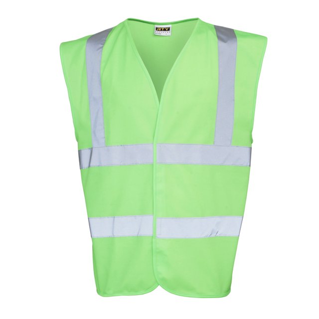 RTY - Chaleco de alta visibilidad Modelo Safetywear Enhanced (Verde brillante)