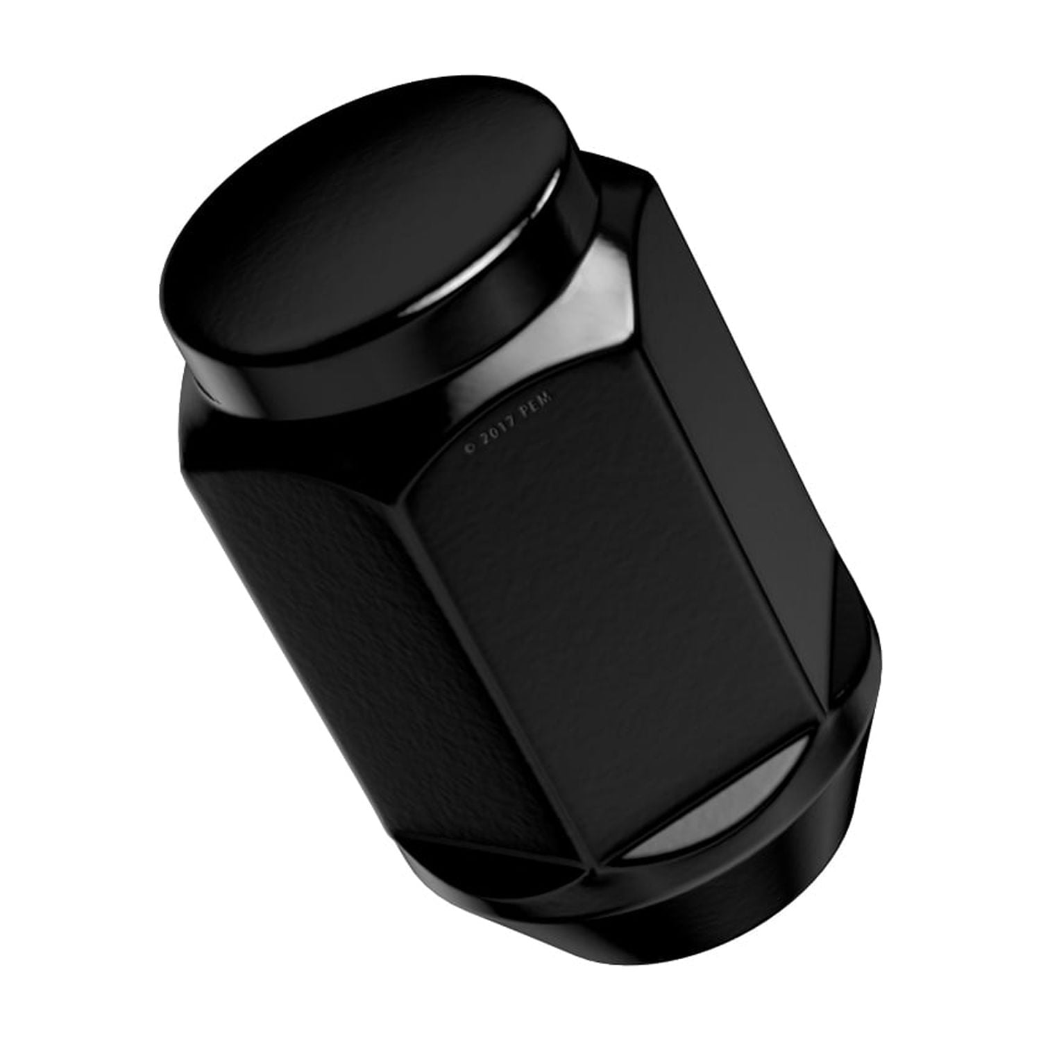 StanceMagic - 20pcs Black Bulge 12x1.25 Lug Nuts - 1.4 inch Length - Conical Cone Taper Acorn Seat Closed End - Compatible with Nissan Infiniti Subaru and More (Installs with 19mm Hex Socket)