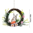 thumbnail image 2 of Easter Straw Bunny Desktop Decoration For Festive Atmosphere., 2 of 6