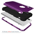thumbnail image 7 of JTCASES for iPhone X/iPhone XS Case, Drop Resistant Corners, Wireless Charging, Heavy Duty Shockproof Hybrid Hard PC Bumper, Camera Protection, Skin-feel Anti-scratch Tough Cover, Purple, 7 of 7
