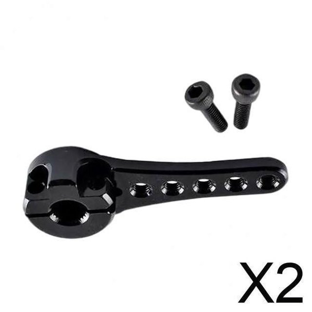 Repuestos para coches RC,Piezas de repuesto para control remoto de montaje RC de motor de automóvil,Servomotor 1/8 1/10 RC Coche Camión Servo Bocina,Servo Horn M3 Roscas Brazo de dirección