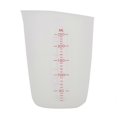 thumbnail image 1 of Transparent Soft Silicone Measuring Cup Visual Semi permeable Milk Cup (250ml), 1 of 4